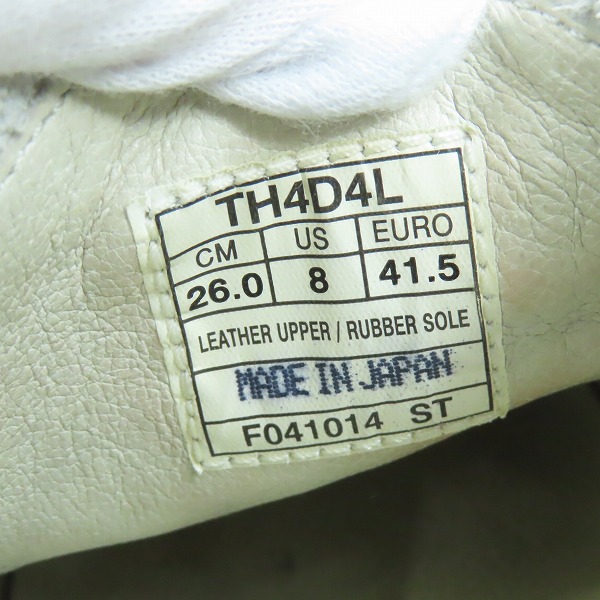 実際に弊社で買取させて頂いたOnitsuka Tiger/オニツカタイガー COLESNE LO/コレソン ロー レザー ローカットスニーカー TH4D4L/26の画像 5枚目