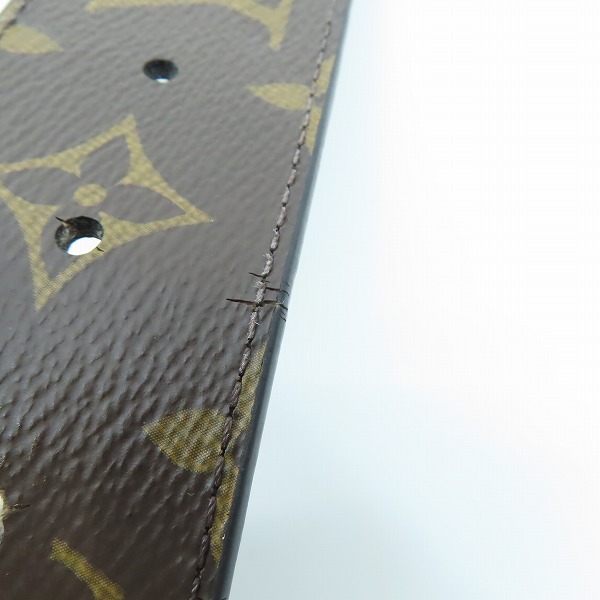 実際に弊社で買取させて頂いたLOUIS VUITTON/ルイヴィトン サンチュール イニシヤル リバーシブル ベルト M9821/85-34の画像 6枚目