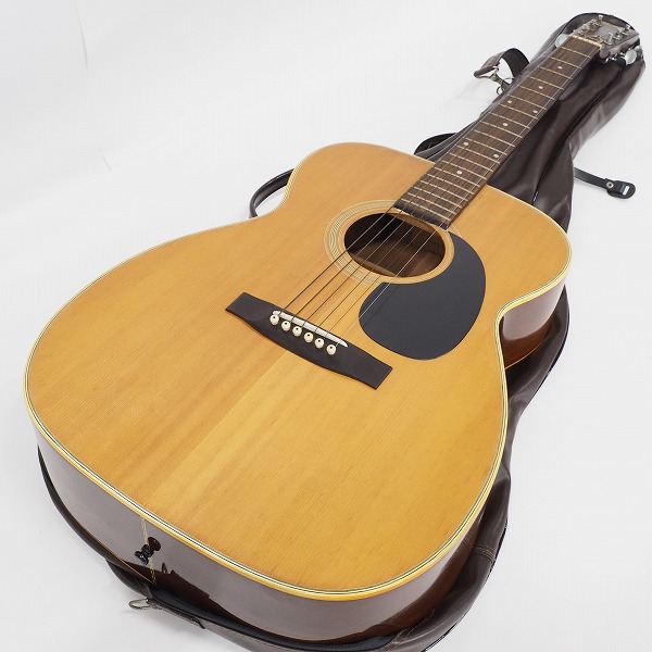 実際に弊社で買取させて頂いた★【難有り】Morris/モーリス FD-15 アコースティックギター/アコギ 1973年 日本製 ソフトケース付