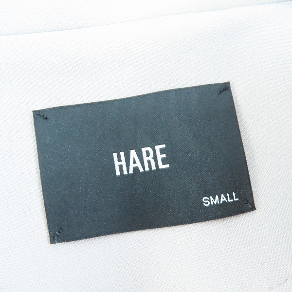 実際に弊社で買取させて頂いたHARE/ハレ ポリエステル テーラードジャケット HA030402AD/Sの画像 2枚目