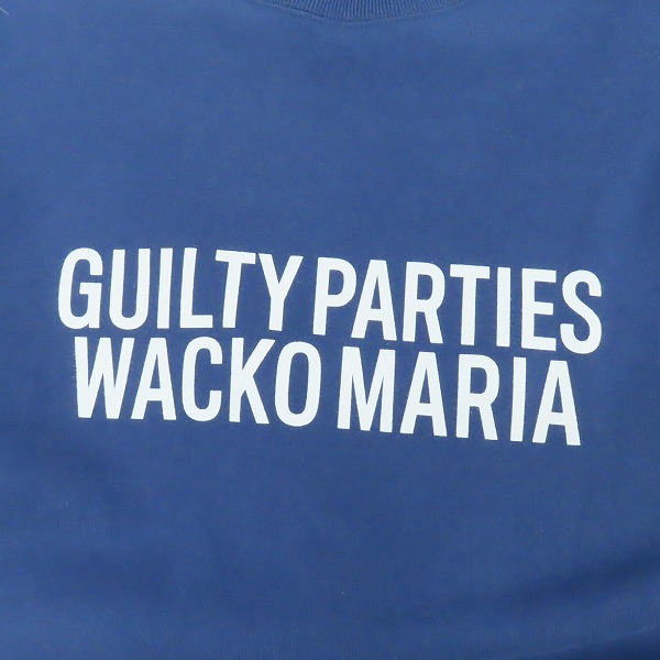 実際に弊社で買取させて頂いたWACKO MARIA/ワコマリア HEAVY WEIGHT CREW NECK SWEAT SHIRT/クルーネックスウェット Lの画像 3枚目