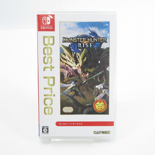 実際に弊社で買取させて頂いたNintendo Switch/ニンテンドースイッチ ソフト MONSTER HUNTER RISE/モンスターハンター ライズ Best Price/モンハン