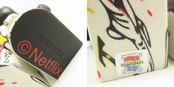 実際に弊社で買取させて頂いたMEDICOM TOY/メディコムトイ BE@RBRICK/ベアブリック Stranger Things/ ストレンジャーシングス HELLFIRE CLUB 400%&100%の画像 6枚目