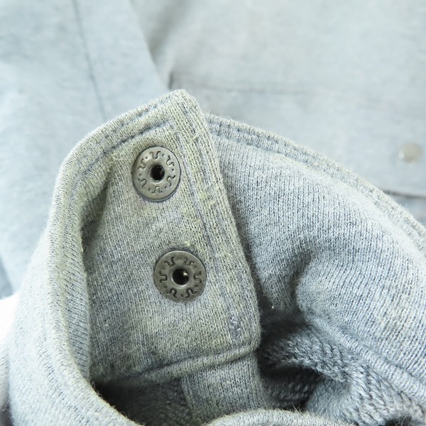 実際に弊社で買取させて頂いたHUGO BOSS/ヒューゴボス ジップアップジャケット グレー/XXLの画像 6枚目