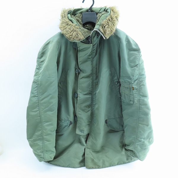 実際に弊社で買取させて頂いたALPHA INDUSTRIES/アルファインダストリーズ N-3Bジャケット/L