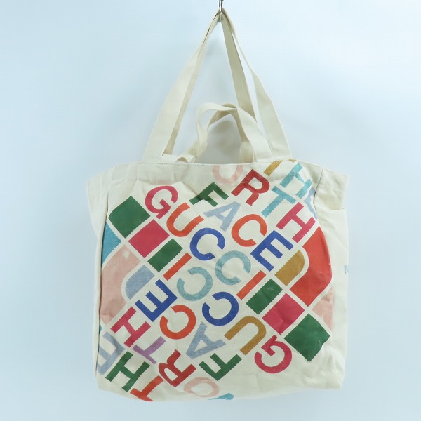 実際に弊社で買取させて頂いたTHE NORTH FACE × GUCCI/ノースフェイス×グッチ ノベルティ トートバッグ