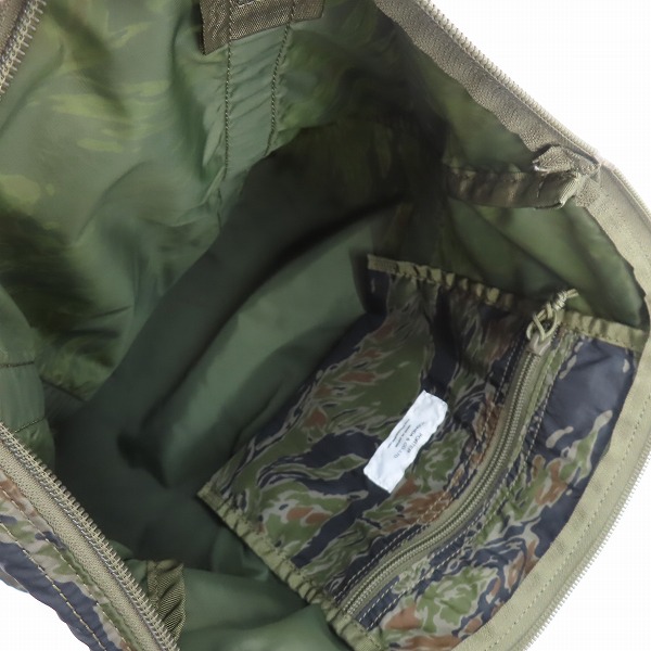 実際に弊社で買取させて頂いたPORTER×HYSTERIC GLAMOUR/ポーター×ヒステリックグラマー TIGER CAMO 2WAY トート バッグ リュックサックの画像 3枚目