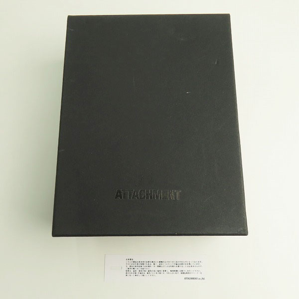 実際に弊社で買取させて頂いたATTACHMENT/アタッチメント レザーベルト ダークブラウン系の画像 8枚目