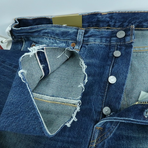 実際に弊社で買取させて頂いた【未使用】Levi's/リーバイス Vintage Clothing LVC 501XX 1966年モデル セルビッジ コーンデニム 66501-0130/W33の画像 6枚目
