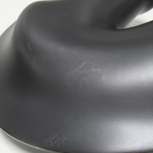 実際に弊社で買取させて頂いたHERMES/エルメス サマルカンド ペーパーウェイト 置物 オブジェ ブラックの画像 8枚目