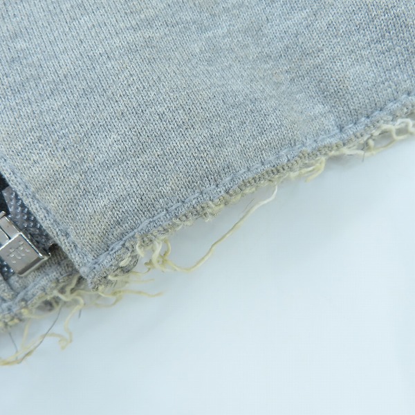 実際に弊社で買取させて頂いたCOMME des GARCONS JUNYA WATANABE MAN×Lewis Leathers/コムデギャルソン×ルイスレザー スウェットライダースジャケット/Lの画像 8枚目