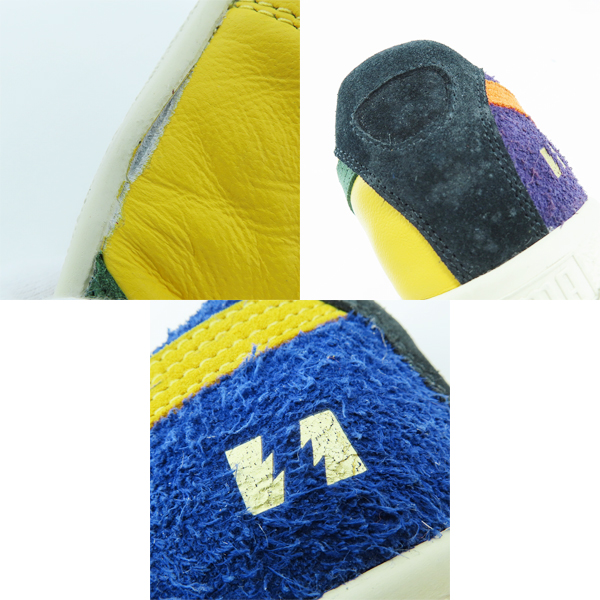 実際に弊社で買取させて頂いたTHE HUNDREDS×PUMA CLYDES/ザ ハンドレッツ×プーマクライド アダルトブルー/スペクトライエロー 372944-01/29の画像 6枚目