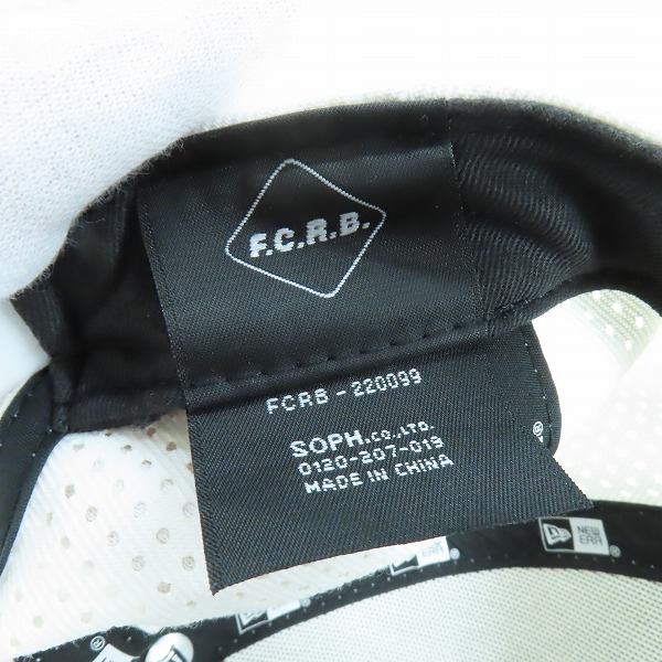 実際に弊社で買取させて頂いたF.C.R.B./F.C.Real Bristol×NEW ERA/エフシーレアルブリストル 22SS EMBLEM MESH CAP メッシュキャップの画像 6枚目