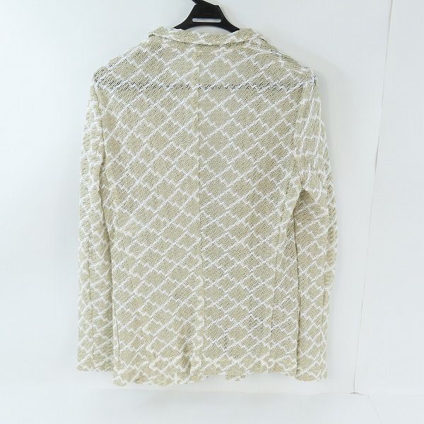 実際に弊社で買取させて頂いたEMPORIO ARMANI/エンポリオアルマーニ テーラードジャケット シースルー 21G330 21390/46の画像 1枚目