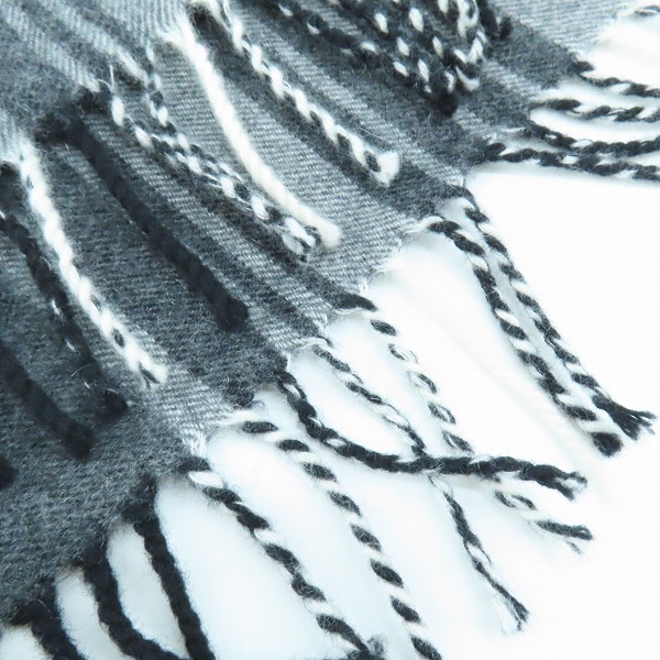 実際に弊社で買取させて頂いたmastermind JAPAN/マスターマインドジャパン Johnstons of Elgin カシミヤ チェック マフラー/ストールの画像 6枚目