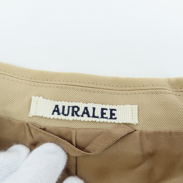 実際に弊社で買取させて頂いたAURALEE/オーラリー SUPER FINE WOOL COTTON TWILL OVER JACKET/コットン/A22AJ01CW/3の画像 2枚目