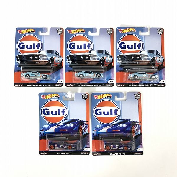 実際に弊社で買取させて頂いた【おまとめ/未開封】Hot Wheels/ホットウィール Gulf McLAREN F1 GTR/69 FORD MUSTANG BOSS 302