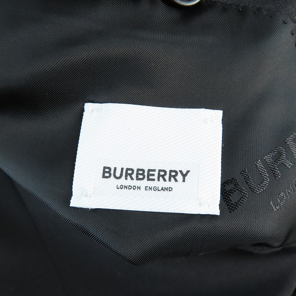 実際に弊社で買取させて頂いた【未使用】BURBERRY/バーバリー 2Bテーラードジャケット セットアップ 8022235/48Rの画像 2枚目