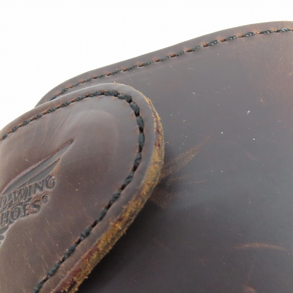 実際に弊社で買取させて頂いたRED WING/レッドウィング 二つ折り レザー長財布/ウォレットの画像 8枚目
