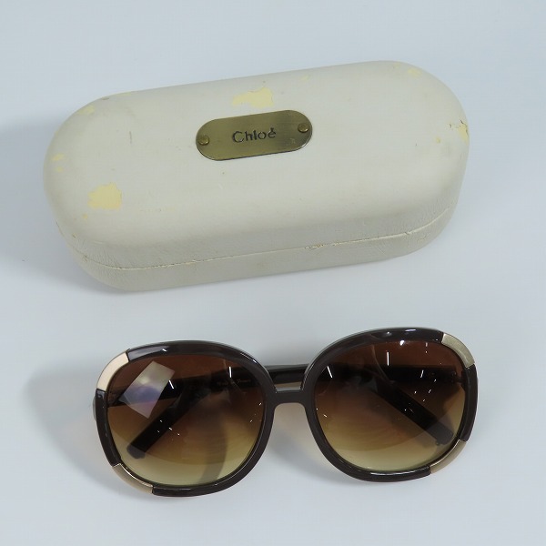 実際に弊社で買取させて頂いたChloe/クロエ サングラス/アイウェア アジアンフィット CL2119の画像 9枚目
