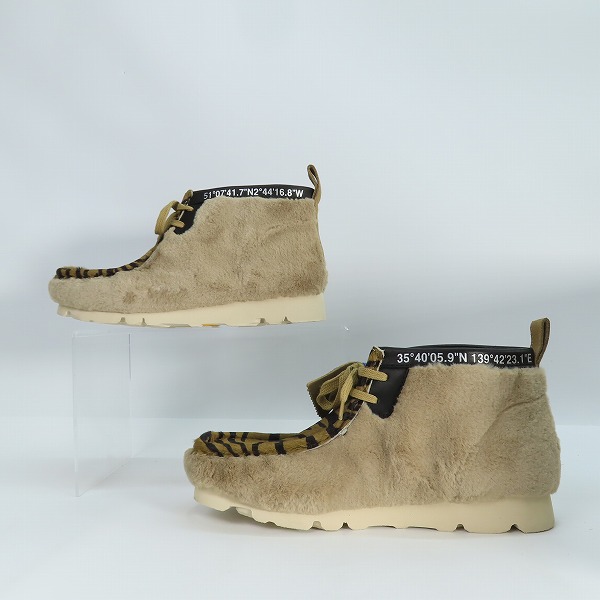 実際に弊社で買取させて頂いたClarks×atmos/クラークス×アトモス Wallabee Boots Gen ワラビーブーツ デザートブーツ/UK7.5の画像 3枚目