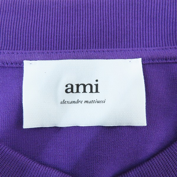 実際に弊社で買取させて頂いたami alexandre mattiussi/アミ ロゴ刺繍 Tシャツ/Mの画像 2枚目