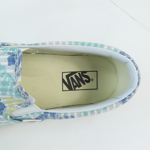 実際に弊社で買取させて頂いたVANS/バンズ  CLASSIC SLIP-ON 花柄 スリッポン VN0003Z4I9J/26の画像 4枚目