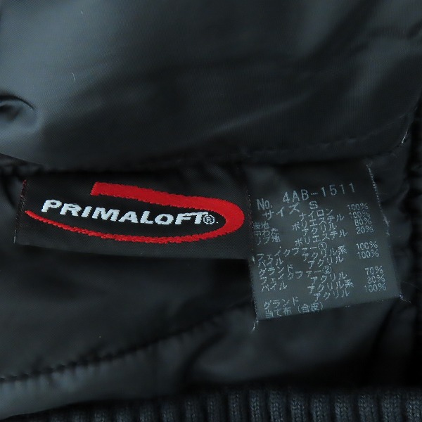 実際に弊社で買取させて頂いたHYSTERIC GLAMOUR/ヒステリックグラマー プリマロフトN2-B ジャケット 4AB-1511/Sの画像 4枚目