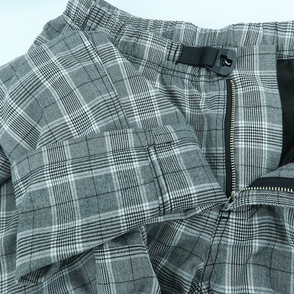 実際に弊社で買取させて頂いた(2)GRAMICCI/グラミチ BEAMS別注 チェック柄 ユーティリティパンツ グレー GMP-19F1183 /Mの画像 5枚目