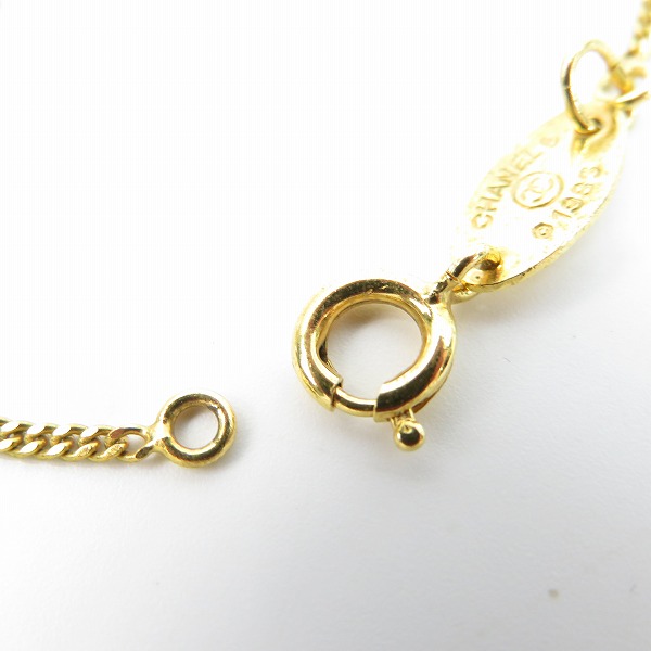 実際に弊社で買取させて頂いたCHANEL/シャネル 1983 チェーンネックレス ゴールドの画像 3枚目