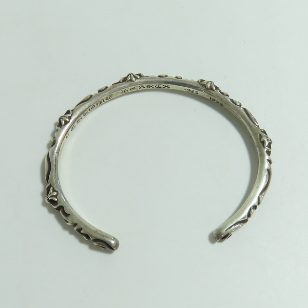 実際に弊社で買取させて頂いたCHROME HEARTS/クロムハーツ BANGLE SBT/SBTバンド バングルの画像 5枚目