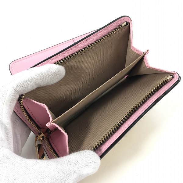 実際に弊社で買取させて頂いたMARC JACOBS/マークジェイコブス SNAPSHOT/スナップショット 二つ折り 財布/ウォレットの画像 4枚目