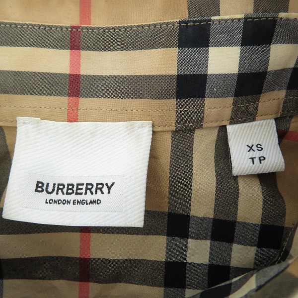実際に弊社で買取させて頂いたBURBERRY LONDON/バーバリーロンドンノバチェック ロングスリーブシャツ 8038521 XSの画像 2枚目