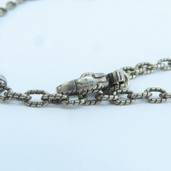 実際に弊社で買取させて頂いたGUCCI/グッチ インターロッキングGGロゴ 印唐草模様 アラベスク ネックレス/ペンダントの画像 6枚目