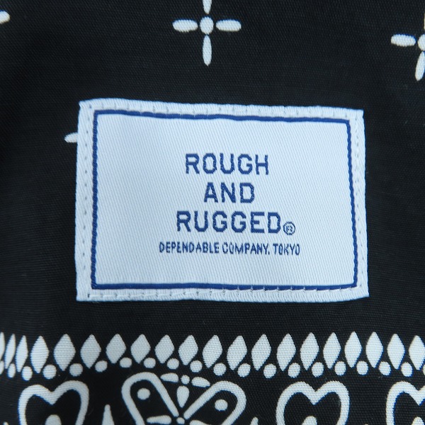 実際に弊社で買取させて頂いたROUGH AND RUGGED/ラフアンドラゲッド 長袖 ボタンシャツ 総柄 4の画像 5枚目