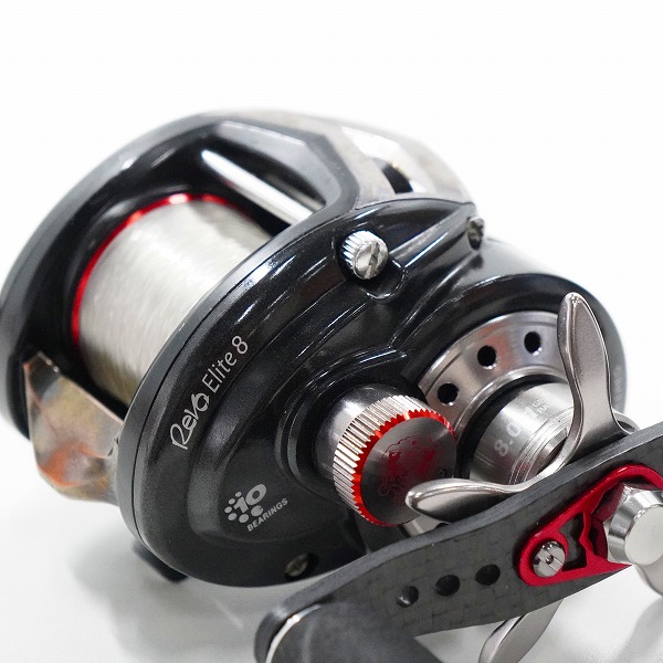 実際に弊社で買取させて頂いたAbuGarcia/アブガルシア REVO3 ELT-SHS REVO ELITE8 レボ エリート8 右ハンドル ベイトリールの画像 4枚目
