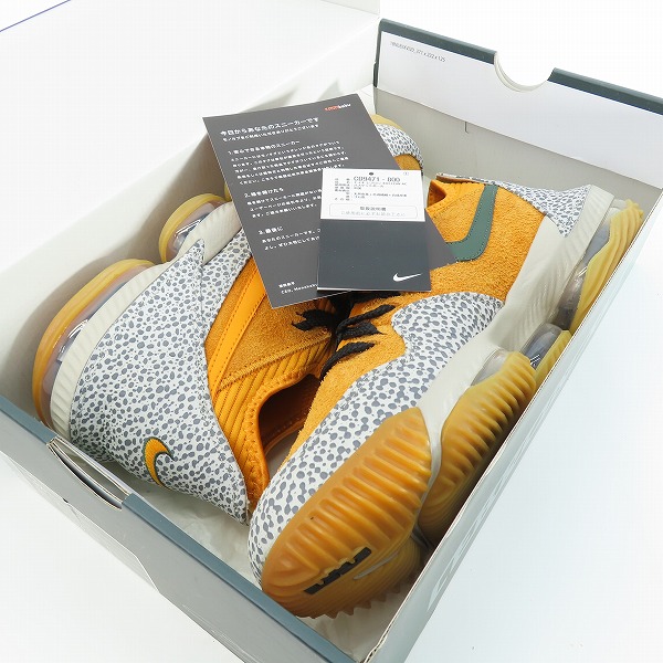 実際に弊社で買取させて頂いたNIKE/ナイキ LEBRON XVI LOW AC/レブロン16 ロー アトモス サファリ CD9471-800/29の画像 7枚目