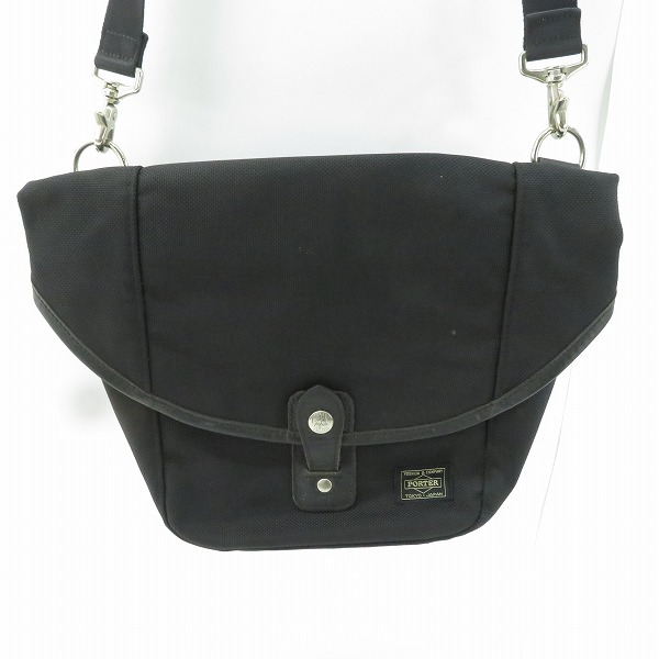 実際に弊社で買取させて頂いたPORTER/ポーター フラップ ショルダーバッグ ブラック