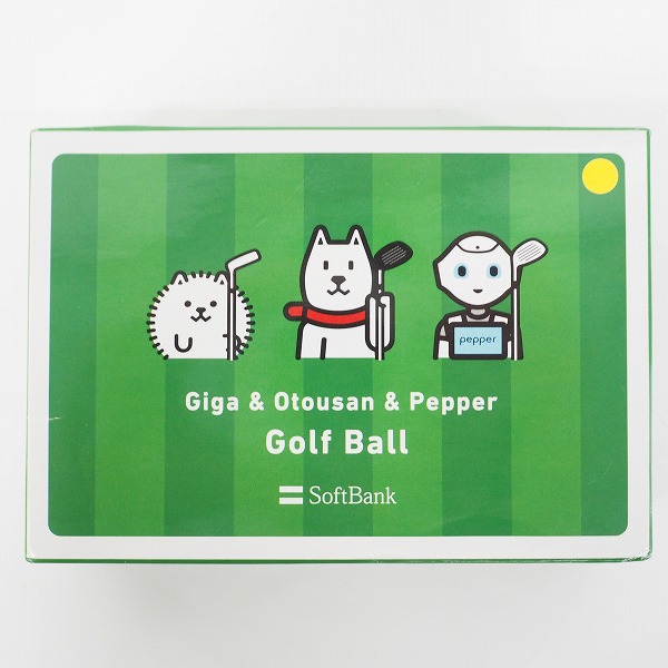 実際に弊社で買取させて頂いた【未使用/オウンネーム】Titleist/タイトリスト PRO V1 ゴルフボール ソフトバンク ホワイト 半ダース /6個の画像 2枚目