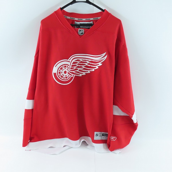 実際に弊社で買取させて頂いたReebok NHL DETROIT RED WINGS/デトロイトレッドウイングス ゲームシャツ ホッケーシャツ /4XL