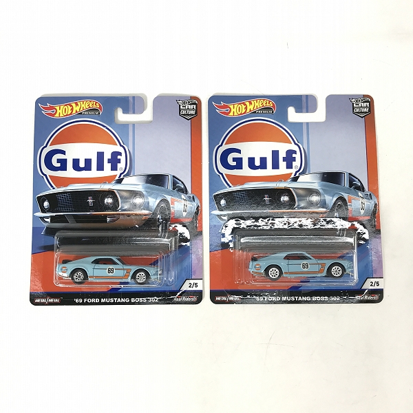 実際に弊社で買取させて頂いた【おまとめ/未開封】Hot Wheels/ホットウィール Gulf McLAREN F1 GTR/69 FORD MUSTANG BOSS 302の画像 1枚目
