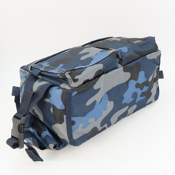 実際に弊社で買取させて頂いた(z6)【複数個選択可能/未使用】HEAD PORTER/ヘッドポーター JUNGLE WAIST BAG ジャングル ウエストバッグ ダークネイビーの画像 3枚目