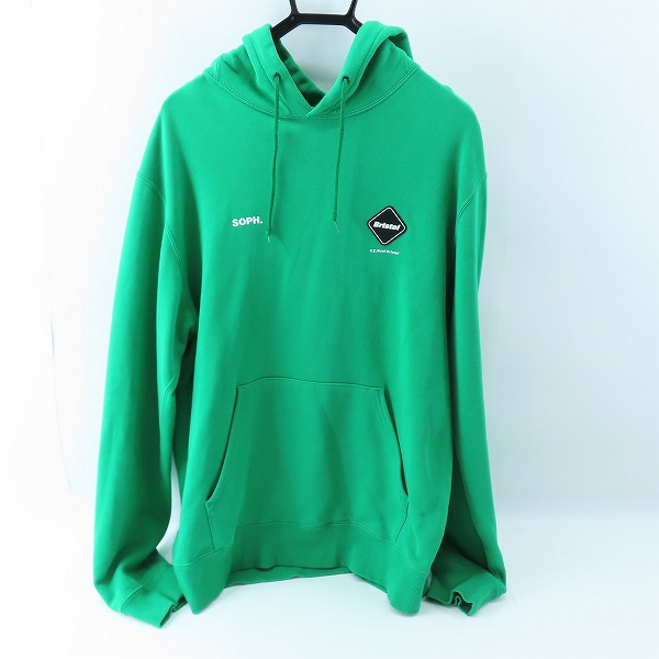 実際に弊社で買取させて頂いたF.C.R.B./F.C.Real Bristol/エフシーレアルブリストル 22SS LOGO APPLIQUE PULLOVER SWEAT HOODIE FCRB-220054 XL