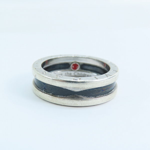 実際に弊社で買取させて頂いたBVLGARI/ブルガリ Save the Children/セーブザチルドレン リング/ブラックセラミック/スターリングシルバー 17号の画像 3枚目
