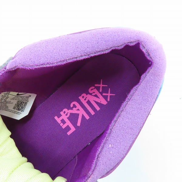 実際に弊社で買取させて頂いたNIKE×KAWS×SACAI/ナイキ×カウズ×サカイ BLAZER LOW/ブレーザーロー パープルダスク DM7901-500/28の画像 4枚目