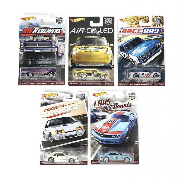 実際に弊社で買取させて頂いた【未開封】Hot Wheels/ホットウィール  CAR CULTURE PREMIUM BOXED SET 5台セット