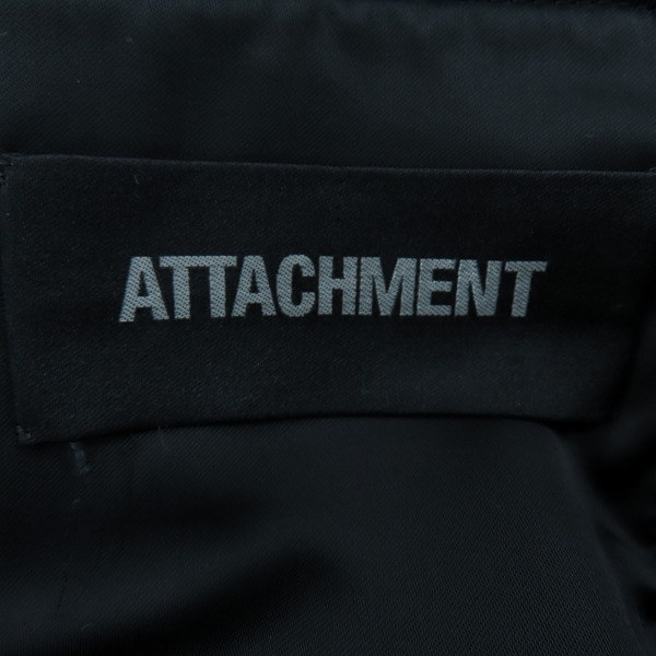 実際に弊社で買取させて頂いたATTACHMENT/アタッチメント ウールPコート ブラック/2の画像 3枚目