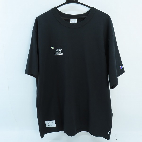 実際に弊社で買取させて頂いたWTAPS × Champion/ダブルタップス×チャンピオン 22AW  ACADEMY / SS ロゴ刺繍 半袖Tシャツ/L