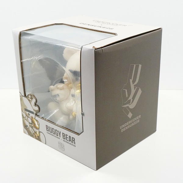 実際に弊社で買取させて頂いた【未開封】UNDER COVER×DENSUKE28×MEDICOM TOY/アンダーカバー VCD BUGGY BEAR 目隠しベア フィギュアの画像 2枚目