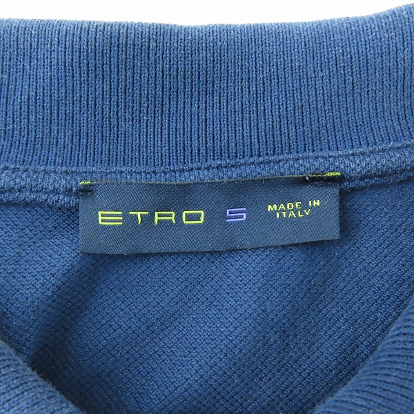 実際に弊社で買取させて頂いたETRO/エトロ ペイズリー柄/総柄 半袖ポロシャツ Sの画像 2枚目
